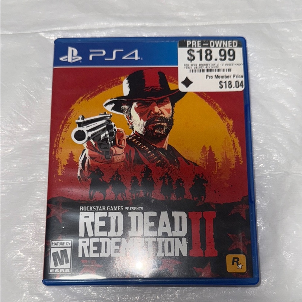 Sony PS4 Red Dead Redemption II - Blue Case